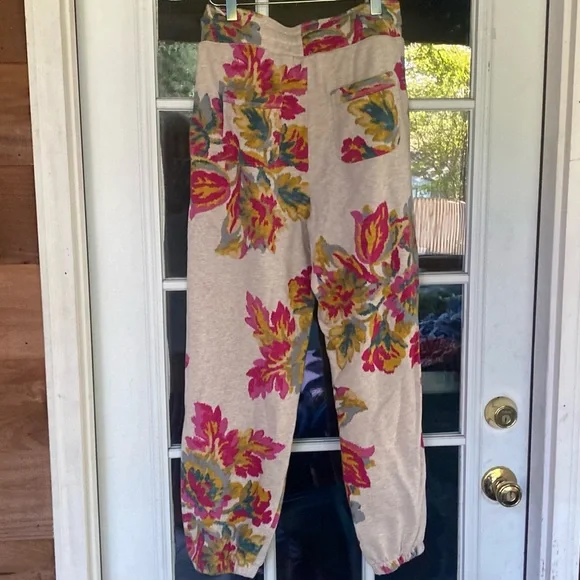 Anthropologie SaturdaySunday KnitFloral Joggers. Small - Picture 3 of 6